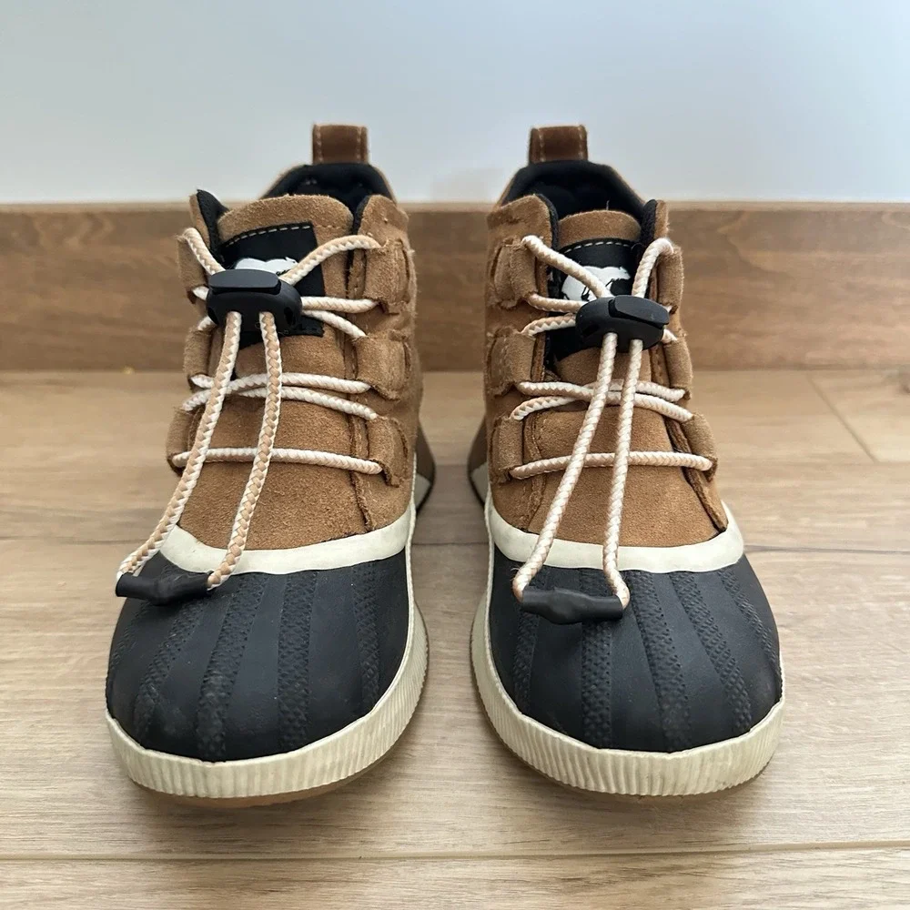 Sorel‎ Youth Out N About Classic Boot 1 Winter Waterproof Brown Suede
